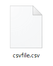 CSVファイルのアイコン画像