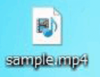 mp4の動画形式の拡張子ファイルの画像
